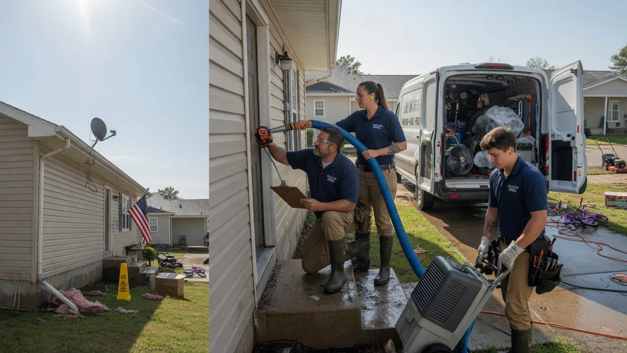 Ceiling Water Damage Restoration in Marion, AR near me
